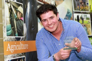 Agriculture apprentice of the year Adam Brown