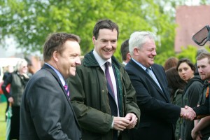 Vice Principal Dave Kynaston, George Osborne, Stephen O'Brien