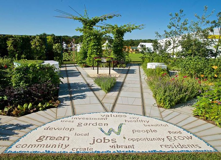 A Taste of Wythenshawe - show garden wide