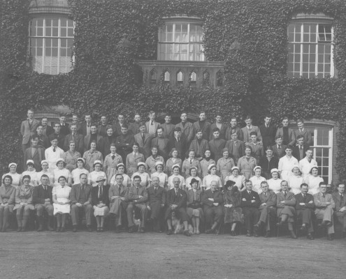 Cheshire College of Agriculture class of 1938-39 (Peter Plant is pictured  top right, second from the end)