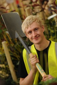 Chris Shore preparing for his WorldSkills UK final build (photo thanks to Steve Burden Photography)