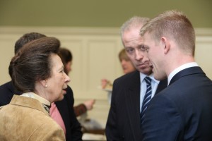 Robert Yardley meets Princess Anne at the Oxford Farming Conference