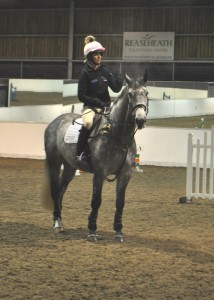 Lucinda Fredericks with promising eventer EFS Rambo