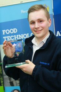 Advanced Apprentice of the Year James Tickner of Hitchen Foods