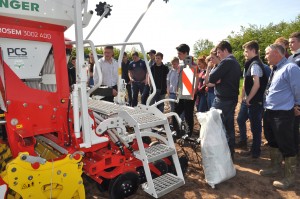 Robert Yardley explains project to Level 3 Diploma Agriculture students