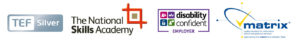 Partners logo TEF, NSA, Disability Confident, Matrix