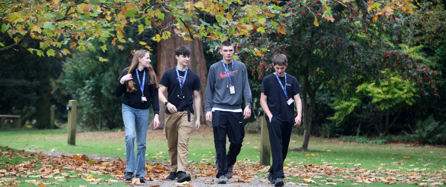 Students on campus at Reaseheath College 2024 Students on campus at Reaseheath College