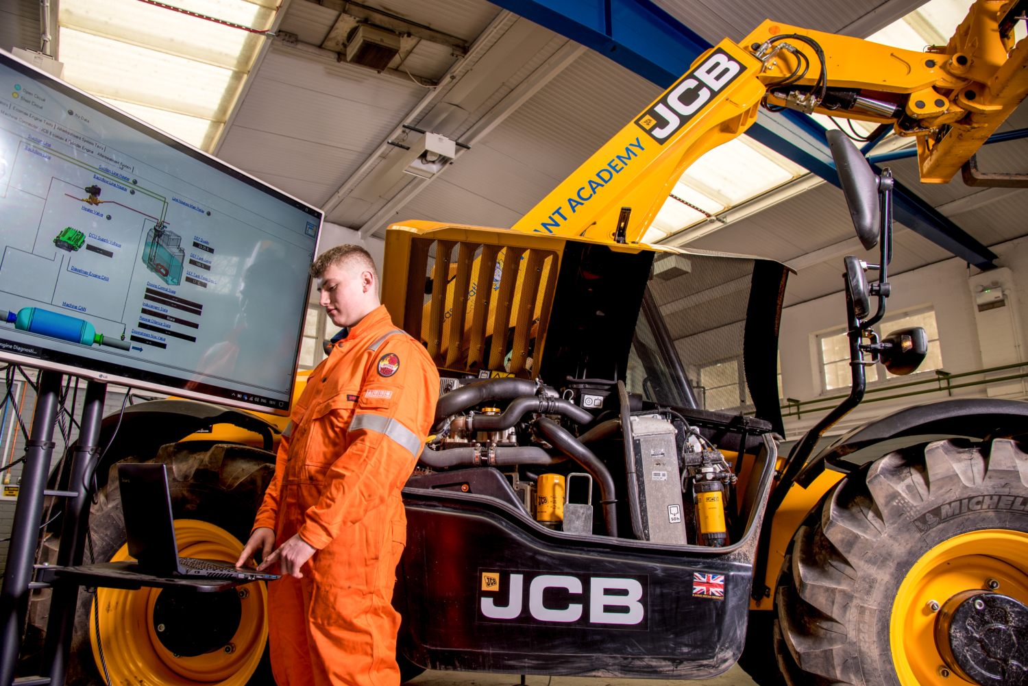tractordriving Reaseheath College