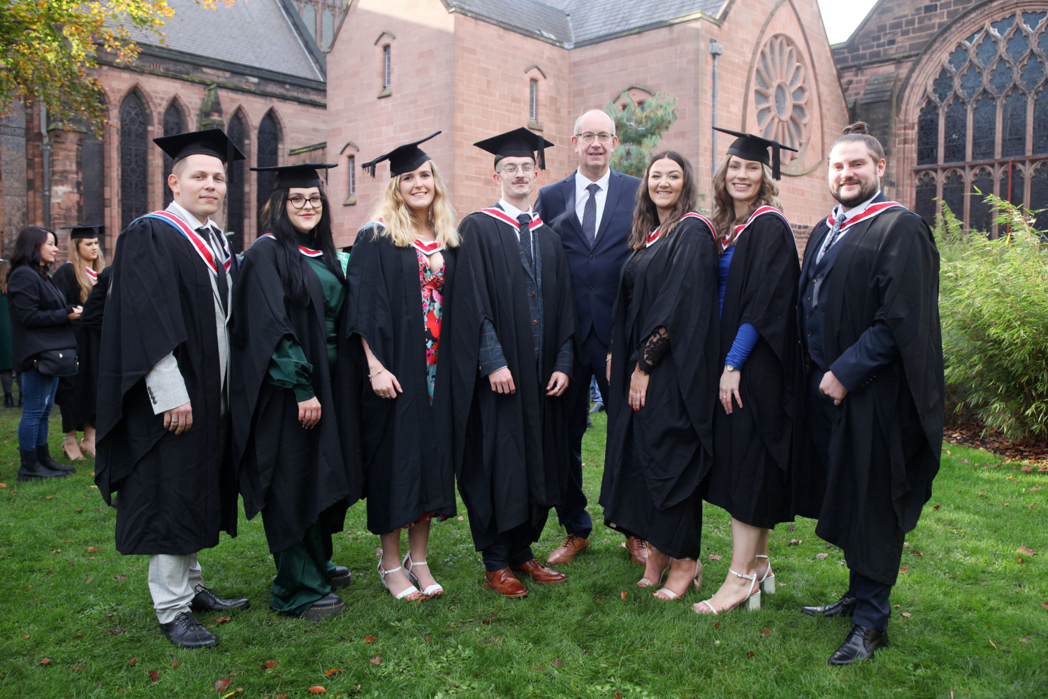 Eden graduates Marcin Sompolski, Marnie Ponsford, Erin Ewen, Fin Parker