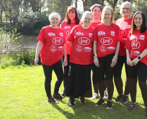 Cath Pilsbury, Sarah Groom, Sam Straker, Jamie Lavery, Sue Poole, Becki Newton-Chesters, and Caroline Belshaw.