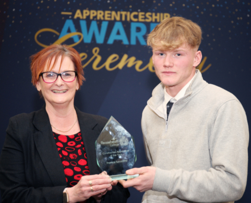 25.02.13 Apprenticeship Awards 2025_71 Nici Milner, Persimmon Homes and Tom Tunnicliffe