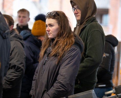 Delegates get a close-up look at herd management during a farm visit. The ADTP programme balanced classroom theory with practical on-farm demonstrations, focusing on everything from calf care to advanced genetics.