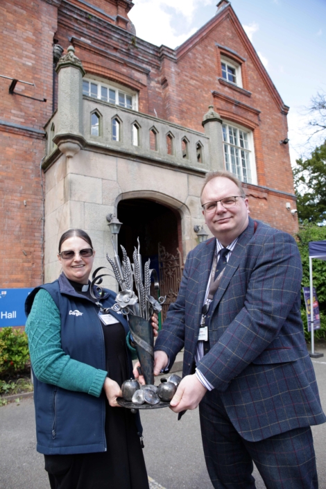 Family Festival – National Harvest Torch Canon Anne Lawson and Principal and CEO Marcus Clinton