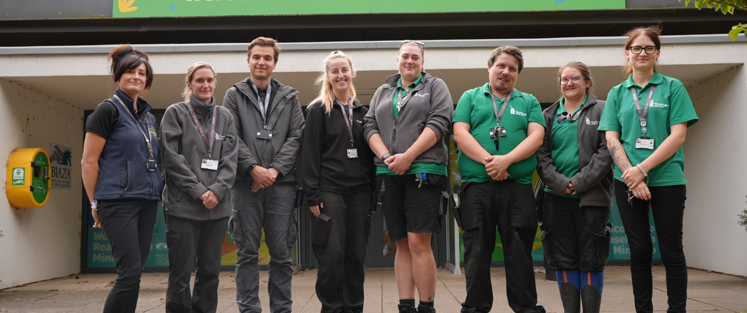 Reaseheath Mini Zoo keepers' team Reaseheath Mini Zoo keepers’ team following BIAZA accreditation