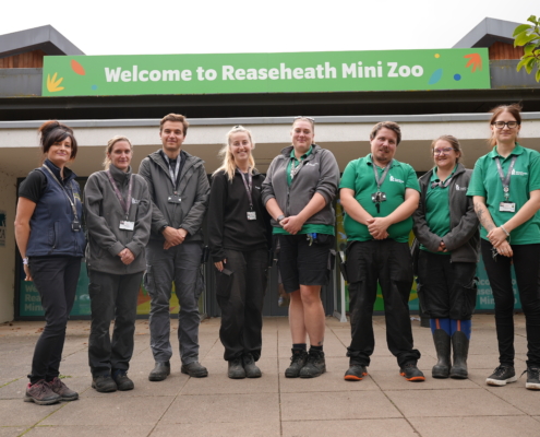Reaseheath Mini Zoo keepers’ team following BIAZA accreditation