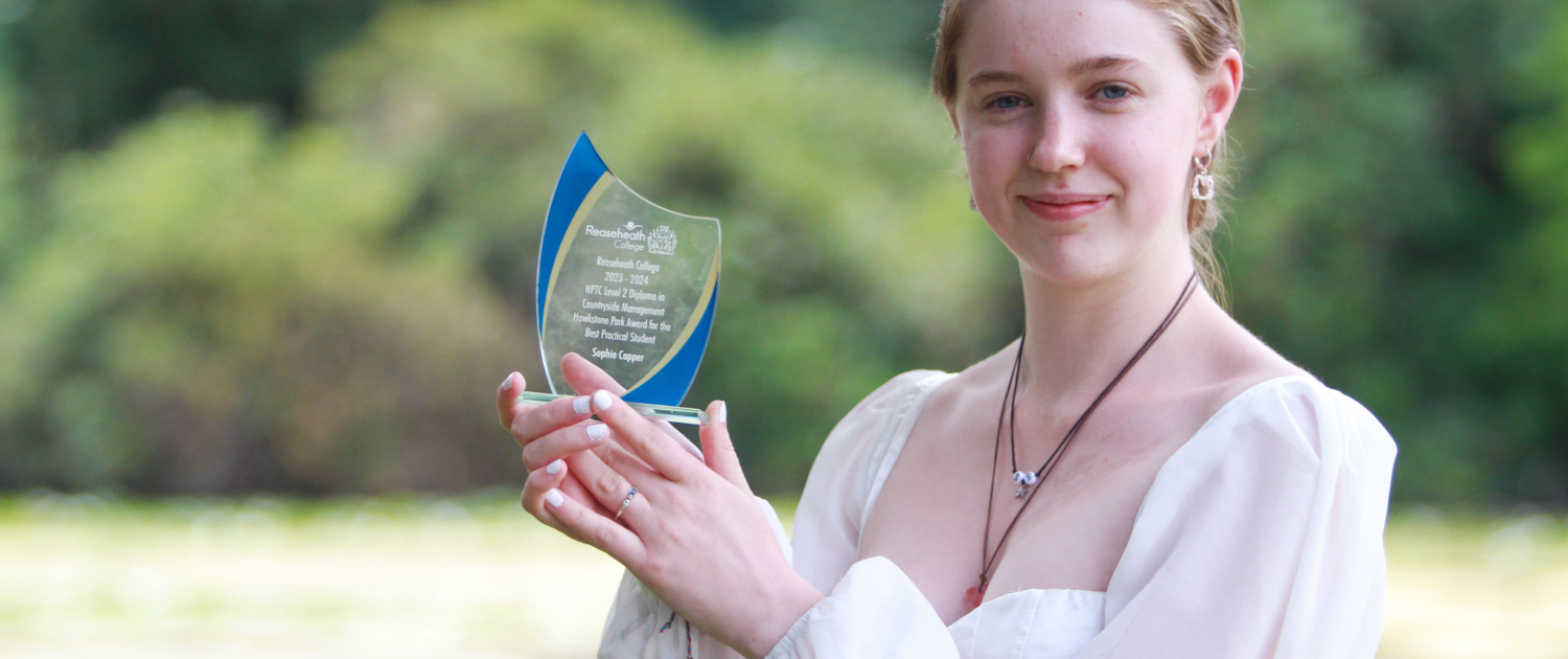 Sophie Capper, Hawkstone Park Award for Best Practical Student Level 2 Tech Cert Land and Wildli (1)